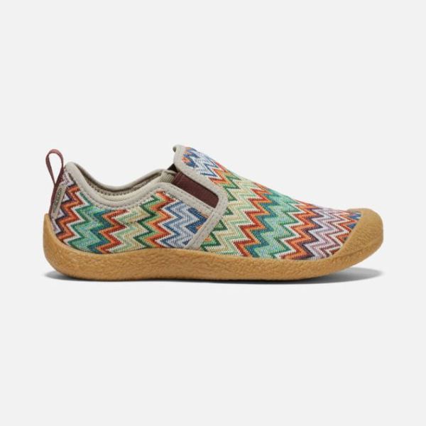 Keen Outlet Women's Howser Canvas Slip-On-Chevron/Plaza Taupe - Click Image to Close