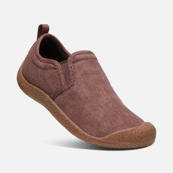 Keen Outlet Women's Howser Canvas Slip-On-Andorra/Brown