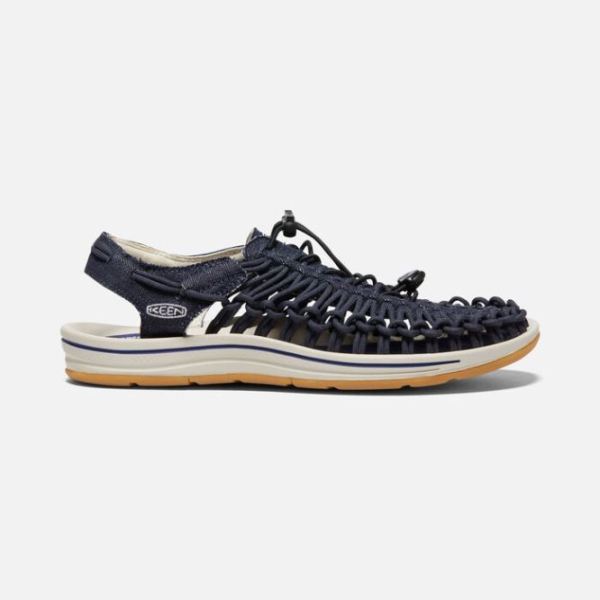 Keen Outlet Men's UNEEK Canvas-Navy/Birch