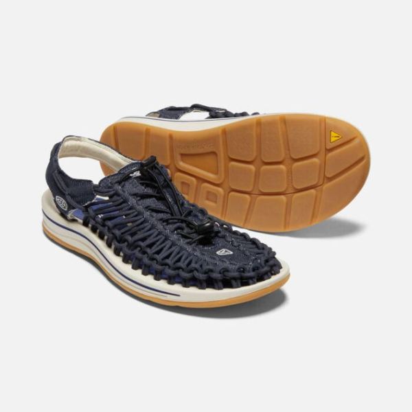 Keen Outlet Men's UNEEK Canvas-Navy/Birch