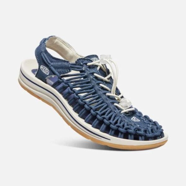Keen Outlet Women's UNEEK Canvas-Navy/Birch - Click Image to Close