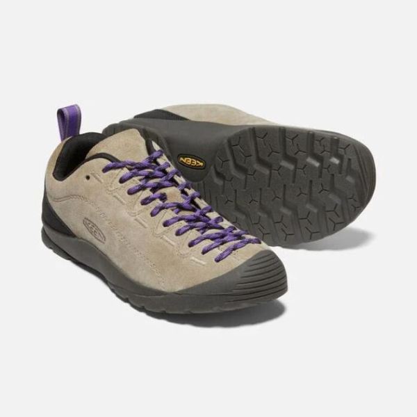 Keen Outlet Women's Jasper Suede Sneakers-Brindle/Tillandsia Purple