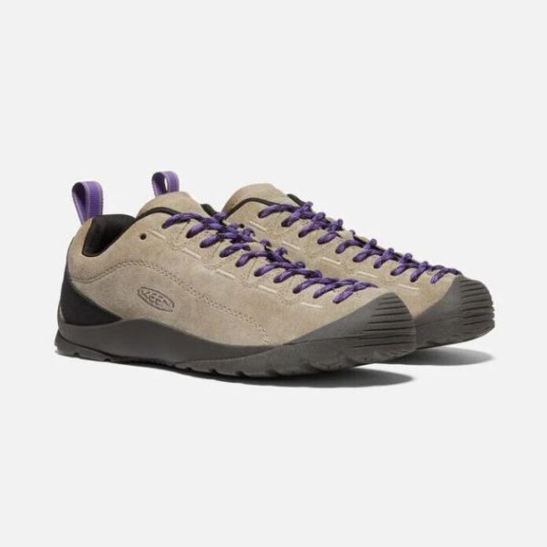 Keen Outlet Women's Jasper Suede Sneakers-Brindle/Tillandsia Purple