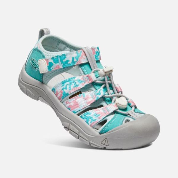 Keen Outlet Big Kids' Newport H2-Camo/Pink Icing - Click Image to Close