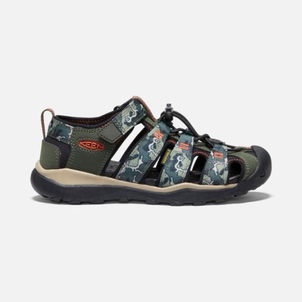 Keen Outlet Big Kids' Newport Neo H2-Forest Night/Camo - Click Image to Close