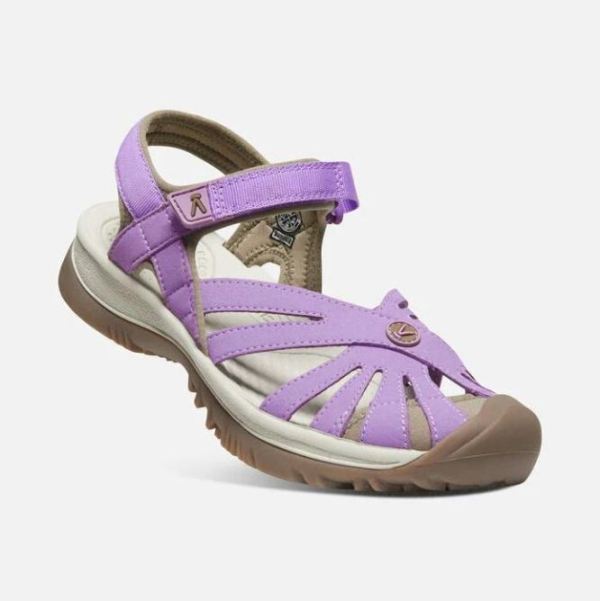 Keen Outlet Women's Rose Sandal-Chalk Violet/Brindle - Click Image to Close