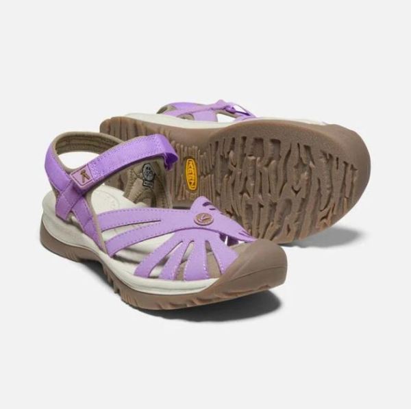 Keen Outlet Women's Rose Sandal-Chalk Violet/Brindle - Click Image to Close