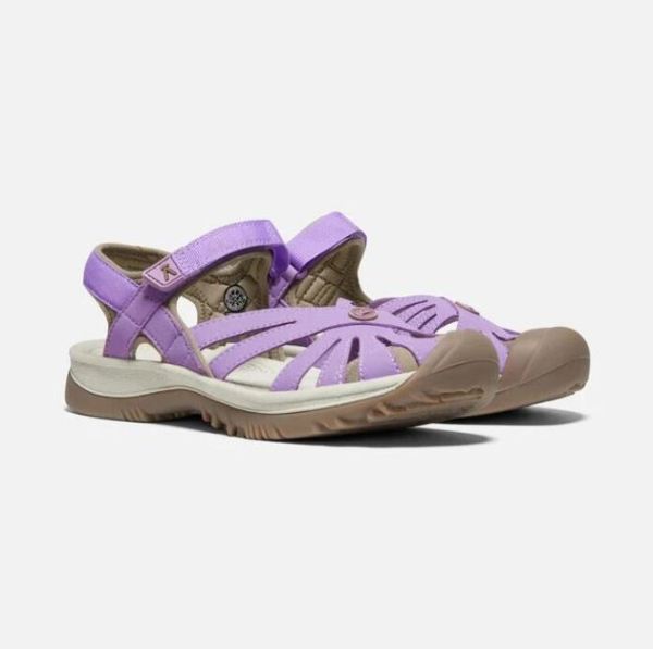 Keen Outlet Women's Rose Sandal-Chalk Violet/Brindle - Click Image to Close