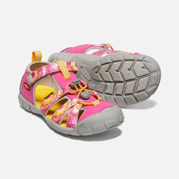 Keen Outlet Big Kids' Seacamp II CNX-Multi/KEEN Yellow - Click Image to Close