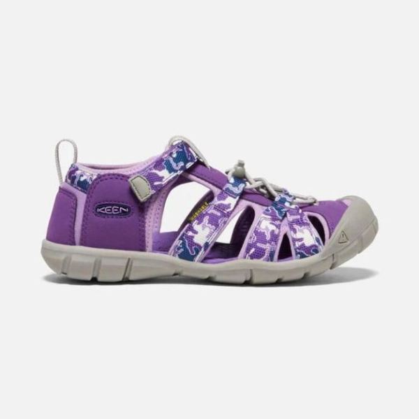 Keen Outlet Big Kids' Seacamp II CNX-Camo/Tillandsia Purple - Click Image to Close