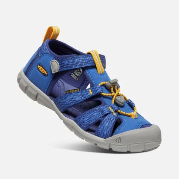 Keen Outlet Big Kids' Seacamp II CNX-Bright Cobalt/Blue Depths