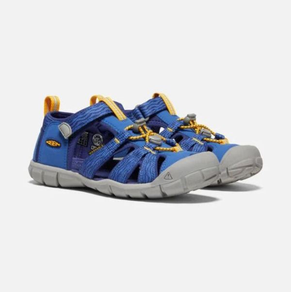 Keen Outlet Big Kids' Seacamp II CNX-Bright Cobalt/Blue Depths