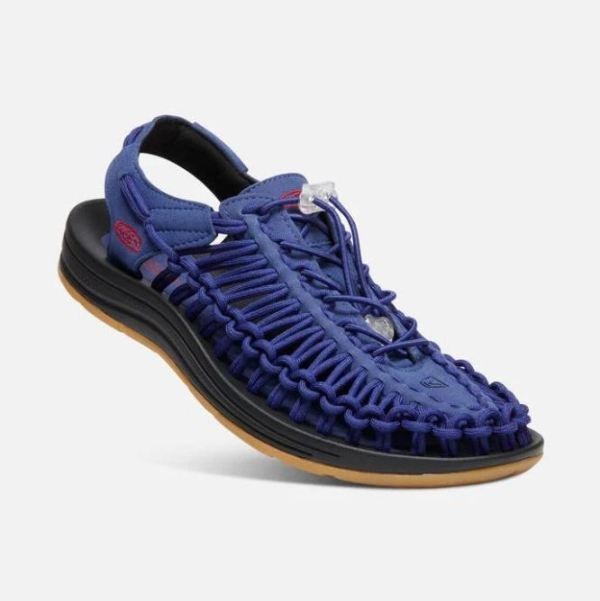 Keen Outlet Men's UNEEK-Blue Depths/Red Carpet