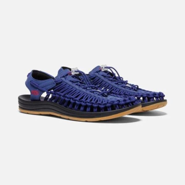 Keen Outlet Men's UNEEK-Blue Depths/Red Carpet