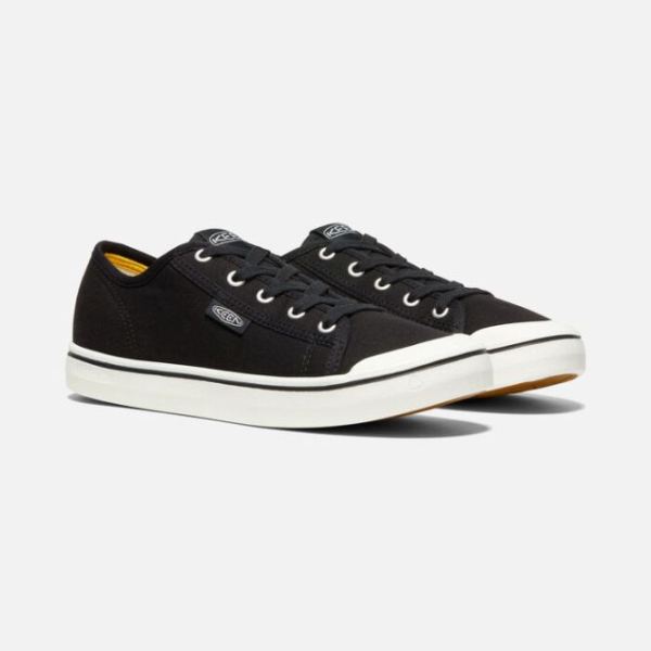 Keen Outlet Women's Elsa V Sneaker-Black/Star White - Click Image to Close